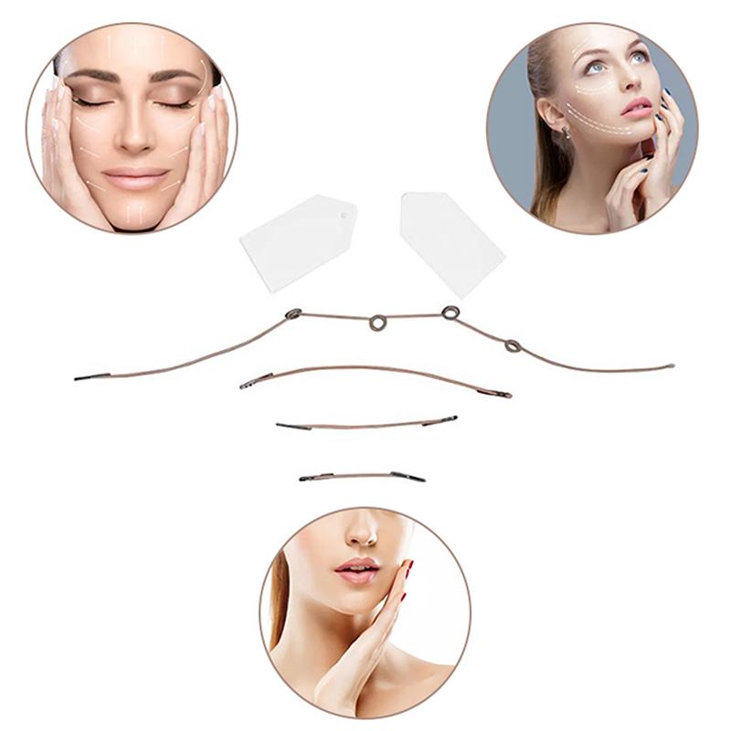 40 шт. лента для подтяжки лица, невидимая наклейка против морщин, лента для подтяжки кожи onesize
