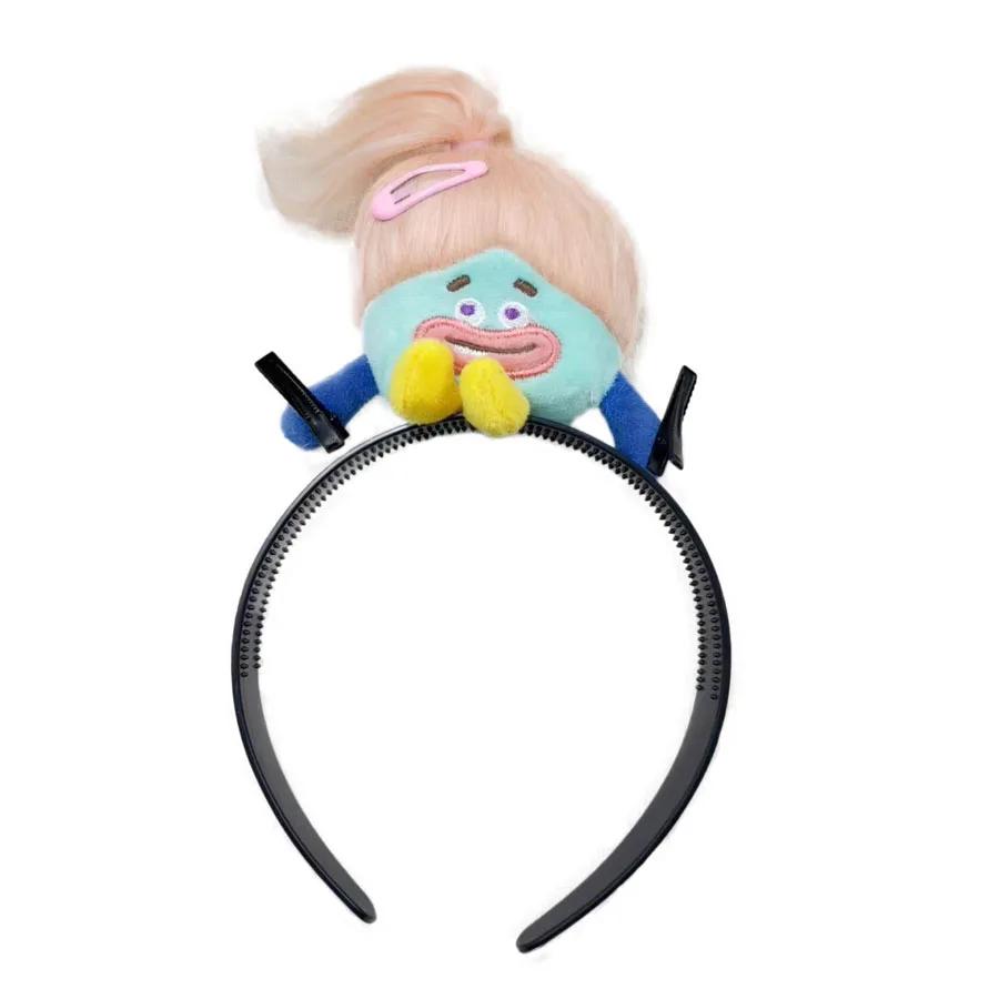 Рататуй Мышиные Ушки Ободок Капибара Смешной Плюшевый Обруч для Волос Хэллоуин Декор Капибара Женская Повязка для Волос Макияж Головной Убор Заколка