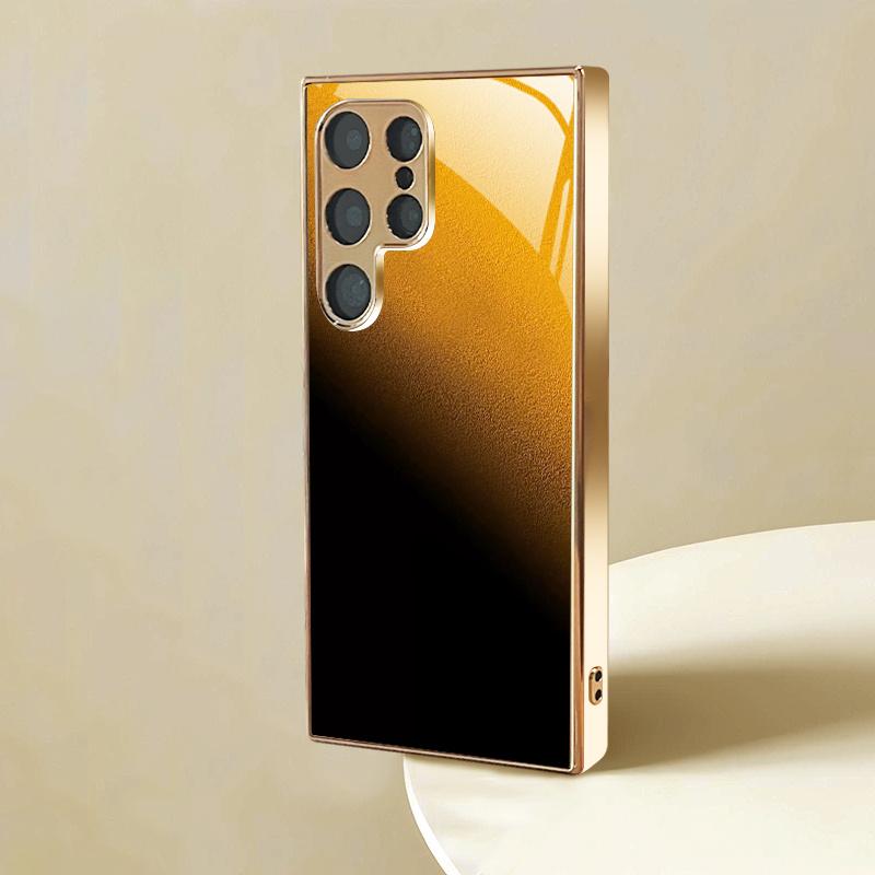 Custodia per Telefono di Fascia Alta Vetro Galvanizzato TPU Custodia per Telefono per Samsung Galaxy S26 S25 S24 S23 S22 S21 FE, Ultra, Plus Resistente alle Cadute