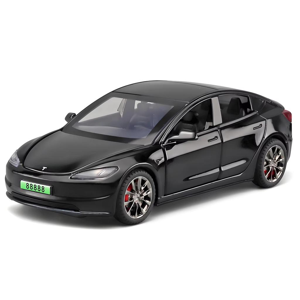 VKYA1 1/32 Tesla Cybertruck Modell 3 Modell S Modell X Modell Y Spielzeugauto Diecast Metall Off Road Sammlung Rückzieher Sound Licht Geschenk Junge