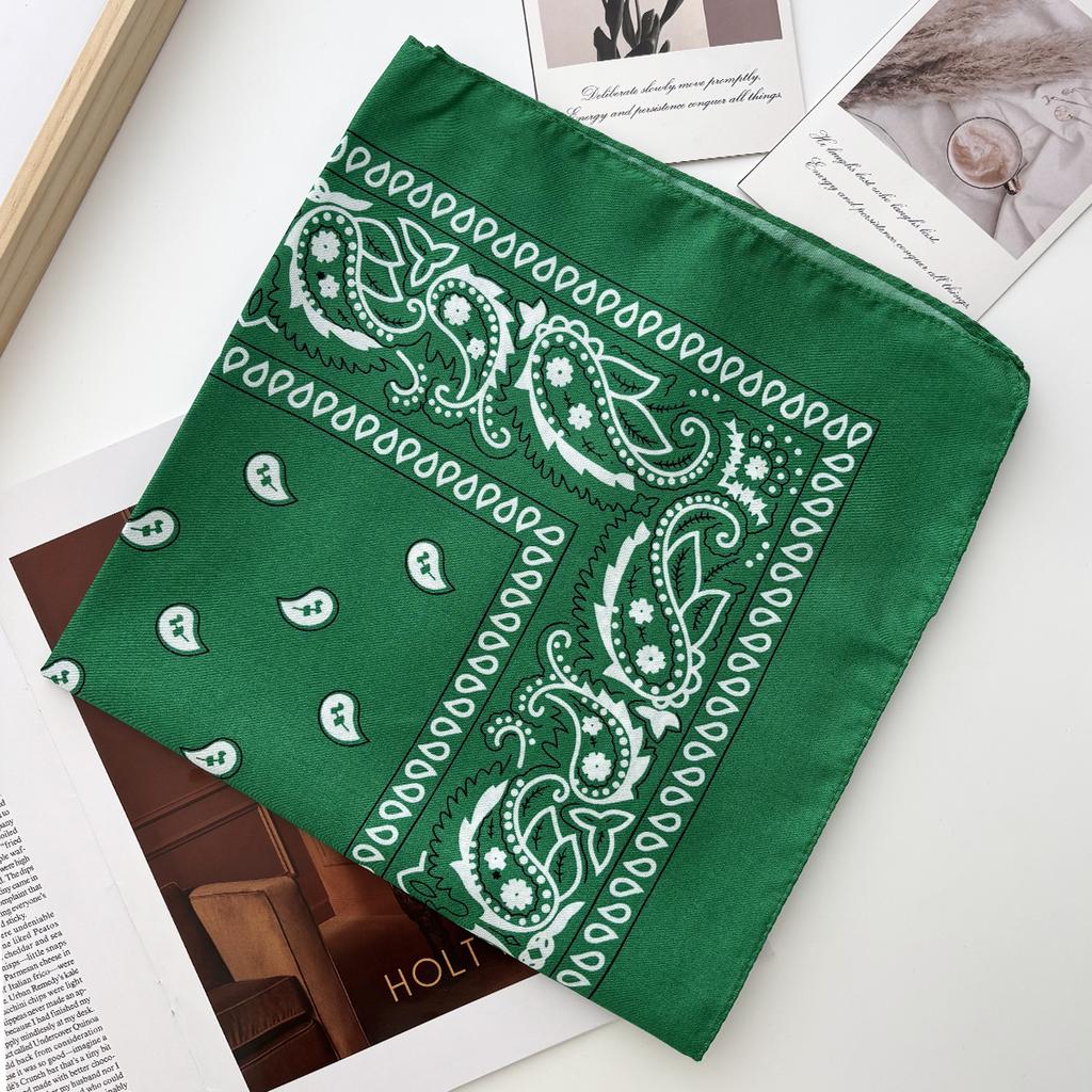 Bandana unisexe pour hommes et femmes, bandeau pour cheveux, style cowboy, pour hommes, motard, sport, couvre-chef, bandeau pour poignet, foulard de tête cachemire, foulard carré