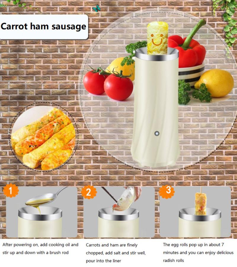 Automatic Eggs Roll Maker Mini Electric Egg Boiler Omelette Breakfast Machine Cooking Tools Egg Master Sausage Burrito