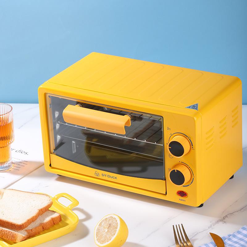 12L Little Tyrant Yellow Duck Electric Vertical Oven with Timer - Large Capacity, Ideal for Gifts and Exhibitions