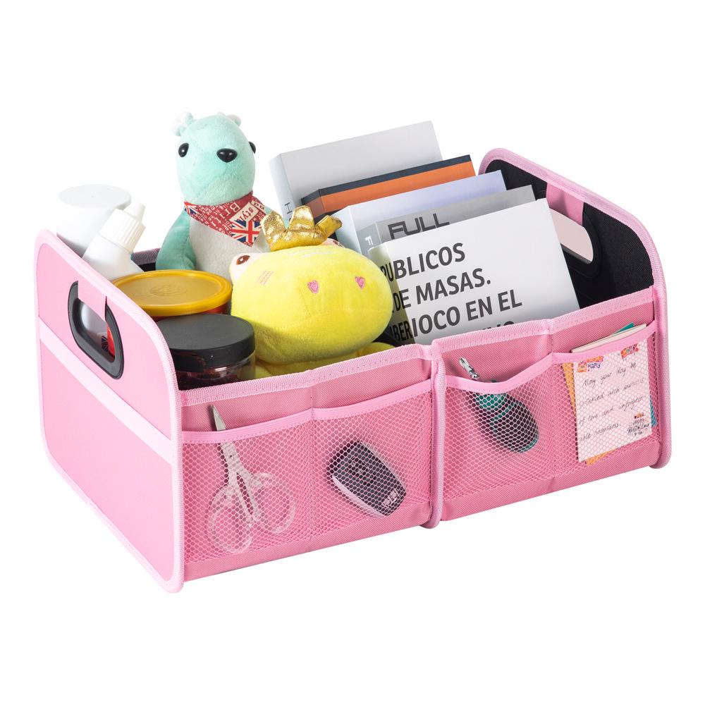 Cross-Border Car Trunk Organizer: Foldable Large Capacity Storage Box with Oxford Cloth