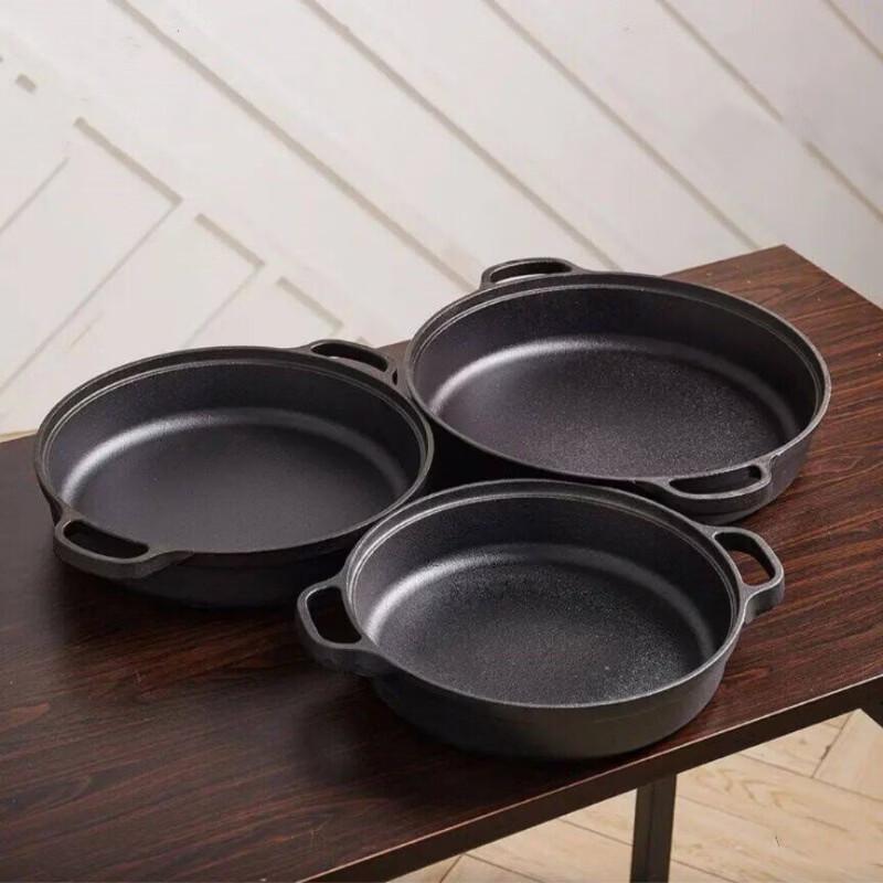 Wu Tuo Cast Iron Frying Pan Set