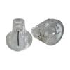10Pcs Plastic Flush Head Guitar Knobs Guitar Amplifier Effect Pedal Knobs Replacement Pointers Control Knobs Guitar Part