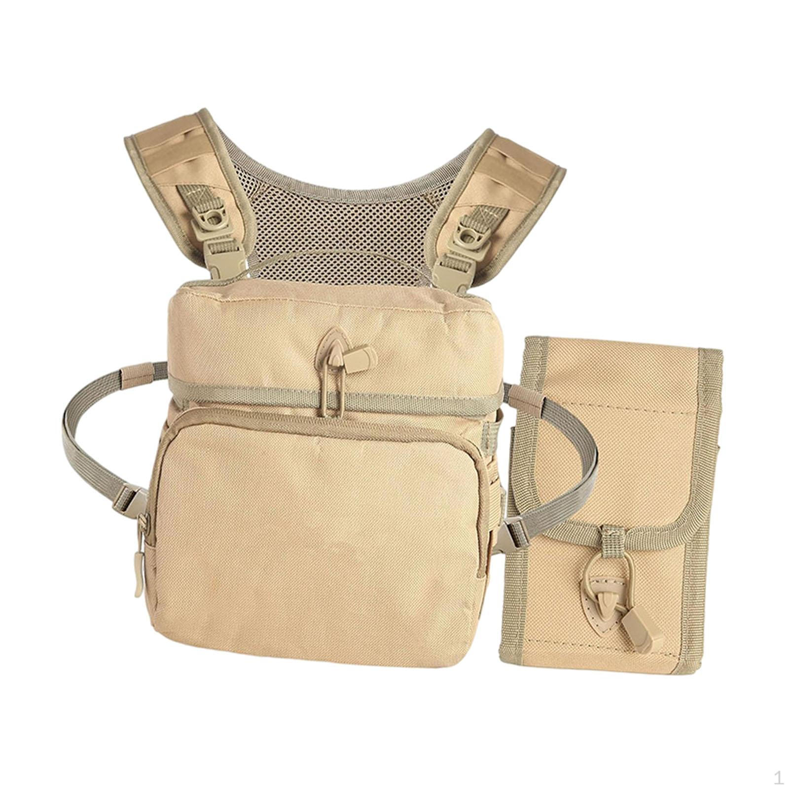 

Нагрудная сумка для бинокля Большая сумка-подсумок с ремнем для бинокля для альпинизма, пешего туризма, активного отдыха