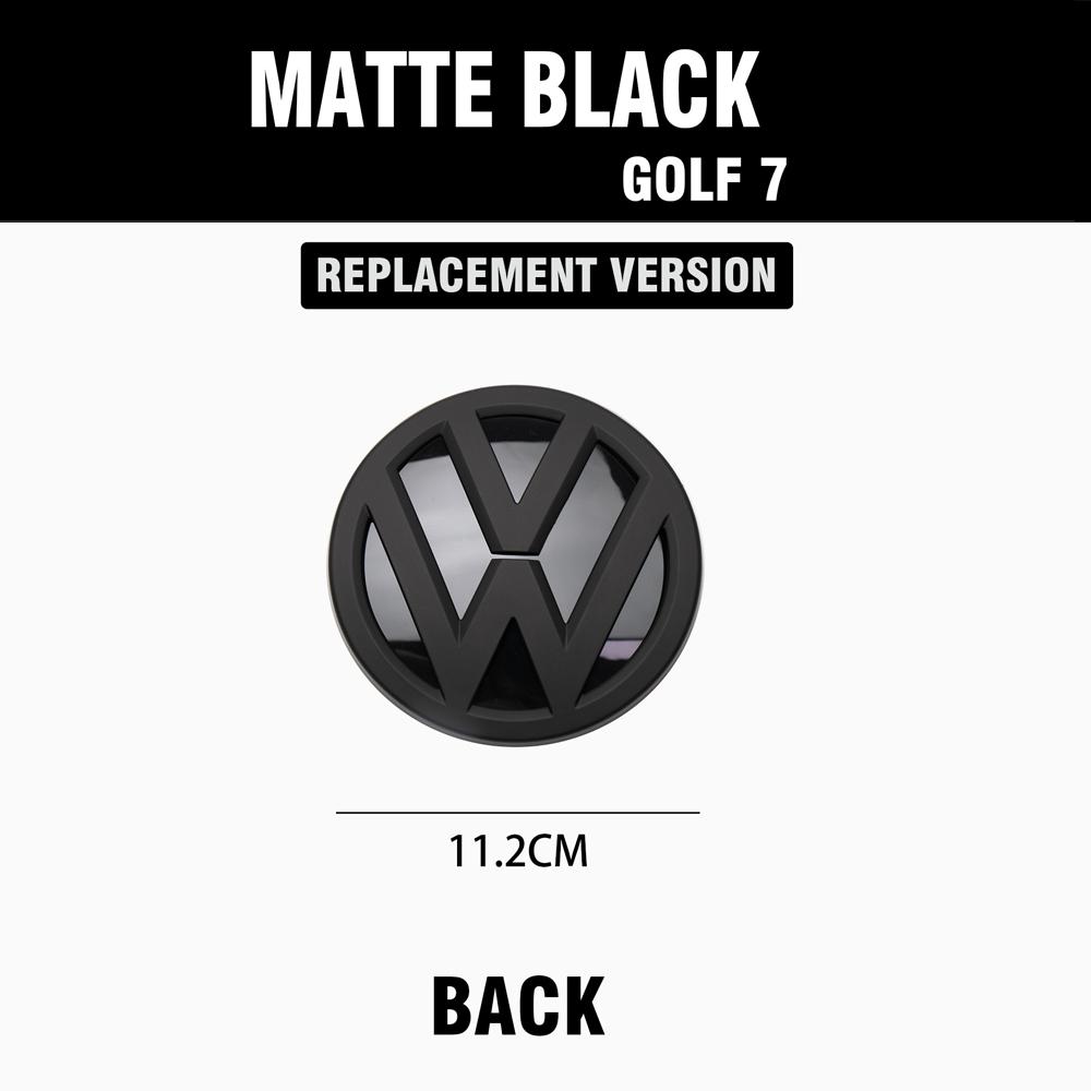 For VW 1/2Pcs Car Front Bonnet Grill Rear Trunk Emblem Logo Cover Replacement Badge For Volkswagen VW Golf 7 MK 7 2014 2015 20