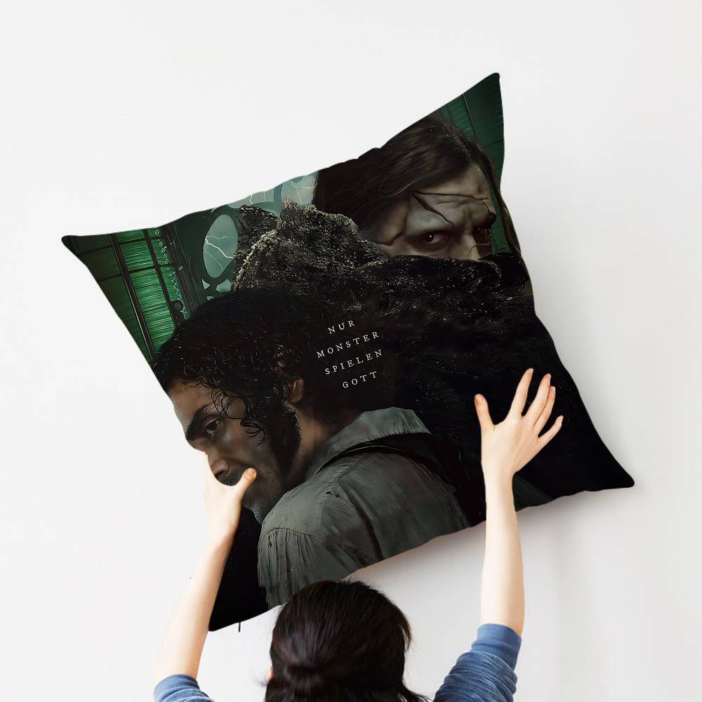 Frankenstein Film Canvas Printed Pillowcases Home Bedding Decorative Pillow Cover Wedding Super Soft Pillow Case
