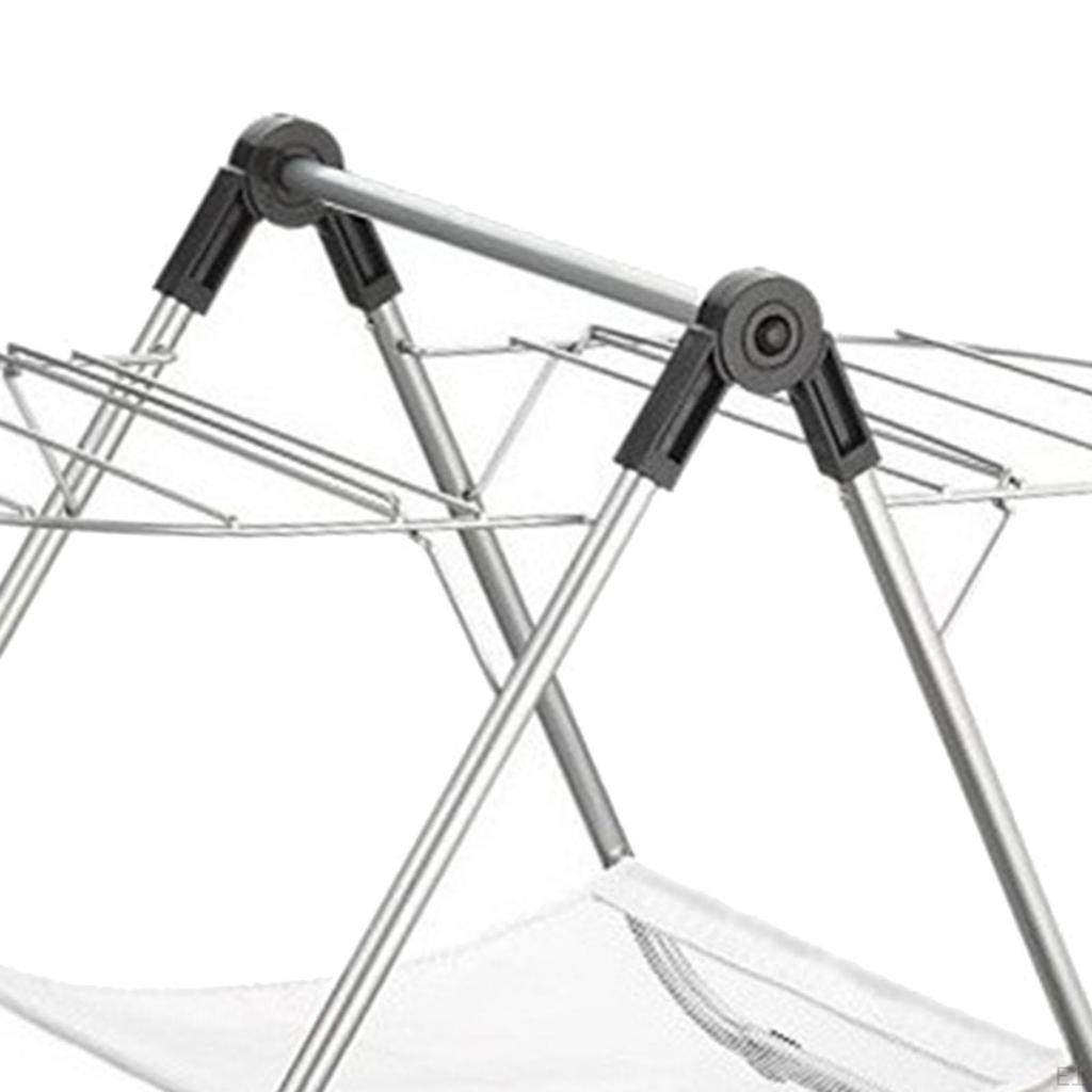 Heavy Duty Gullwing Drying Rack Laundry Garment Dryer Stand Mobile Clothes Airer Floor Type Folding