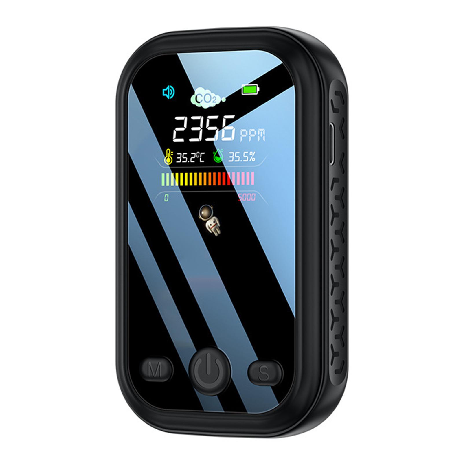 

Upgraded Mini CO2 Detector, Multi-Function CO2 Monitor Meter Air Quality Monitor Carbon Dioxide Detector