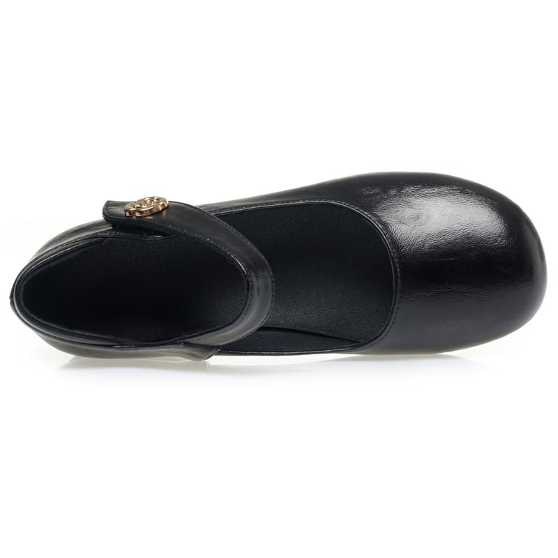 Fashion AIYUQI 2025 New Women's Shoes Spring and Autumn Comfortable Women Loafers Large Size Mary Jane Leather Shoes Female