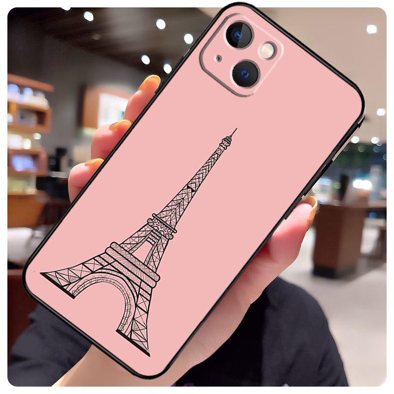 Paris Eiffel Tower Case For iPhone 15 Pro Max 14 13 12 11 16 17 Pro Max Mini 15 16 Plus 16e 17 Air Phone Cover