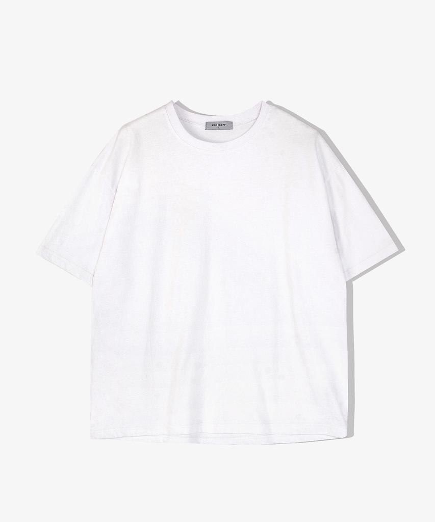 UNDEROFF Men'S Cotton Short Sleeve Crop Top Melange