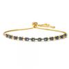Geometric CZ Crystal Bracelet Women Men Colorful Zirconia Adjustable Chain Jewelry INS Style