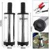 DC 12V 24V 38MM Portable Mini Car Electric Submersible Pump fit for Diesel Fuel Pump Water Oil Barrel Pumps with 2Alligator Clip