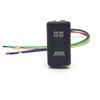 1Pc Car LED Light DRL Power Horn Mirror Heating Garage Door Double Switch For Toyota Land Cruiser Prado 120 FJ CRUISE LC76