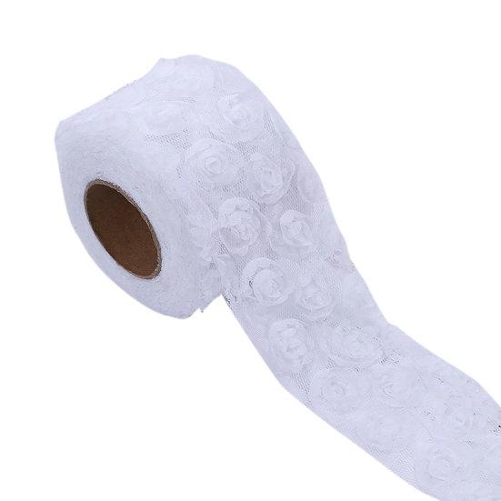 Dobře vypadající jednobarevné krásné 3D dárkové balení stuha šití