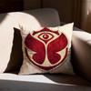 Tomorrowland Pillow Case Antidustmite Pillowcase Invisible zipper silky short plush Sofa cushion cover