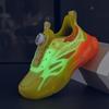 New 2025 boys' sneakers mesh breathable luminous rotating buckle non-slip and wear-resistant children's sneakers tide