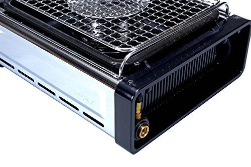 Captain Stag (CAPTAIN STAG) Far-Infrared Charcoal-Style Tabletop Gas Grill M-6350