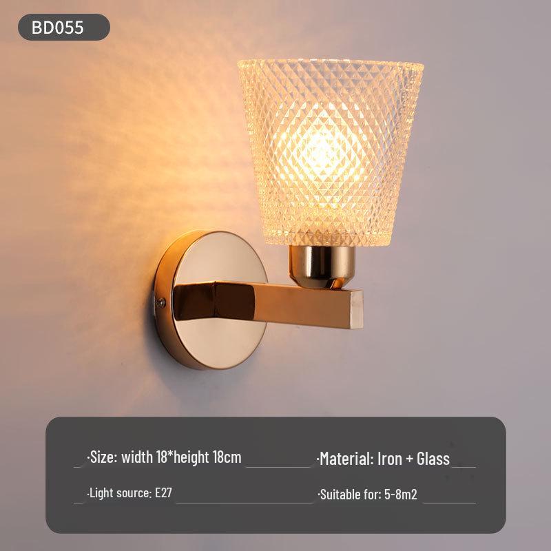 Modern Nordic LED Wall Lamp for Bedroom and Living Spaces