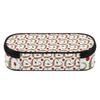 Pencil Bag Structured Wear Resistant Polyester Easy Open Zipper with Main Compartment Mesh Pocket and Pen Slots for Boys Girls