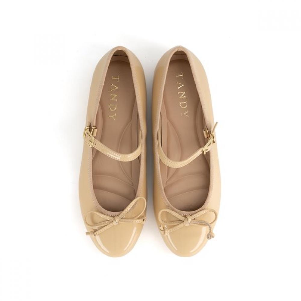 Tandy Women Flat Shoes Ivory J1586v