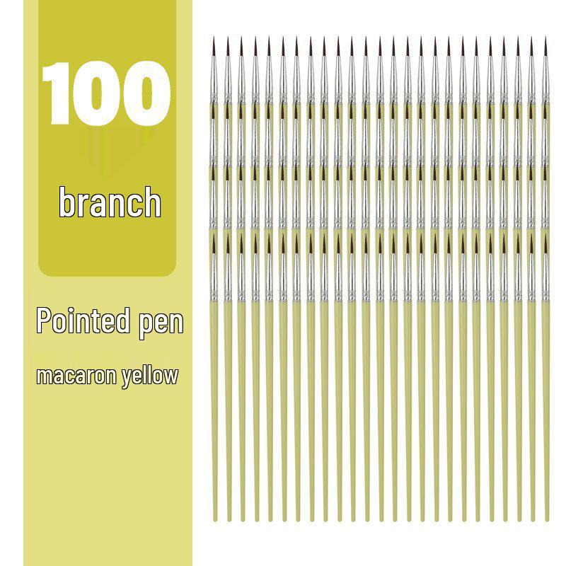 Wei Zhuang Kids' DIY Plaster Nylon Fine Liner Blue Brush for Oil Painting & Graffiti.