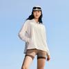 Li Ning Ice Silk Comfortable Breathable Loose Jacket Women Jacket Off-White AFDVE46-1