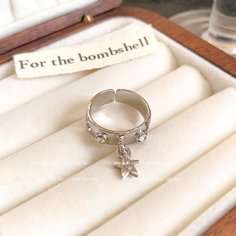 Korean-Style Niche Design Women's Adjustable Index Finger Ring: Chic, Versatile, and High-End for a Cold, Distinctive Look