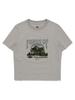 BBC EARTH W Big Nature Short Sleeve Round Neck_Ash Grey