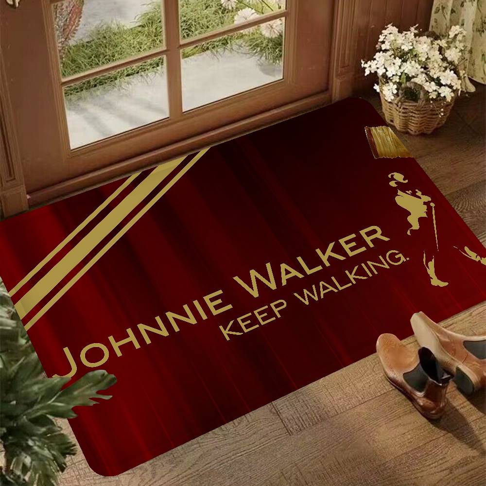 

Fashion J-Johnnie W-Walker Room Mats Anti-slip Absorb Water Long Strip Cushion Bedroon Mat Household Carpets 40cm x 60cm