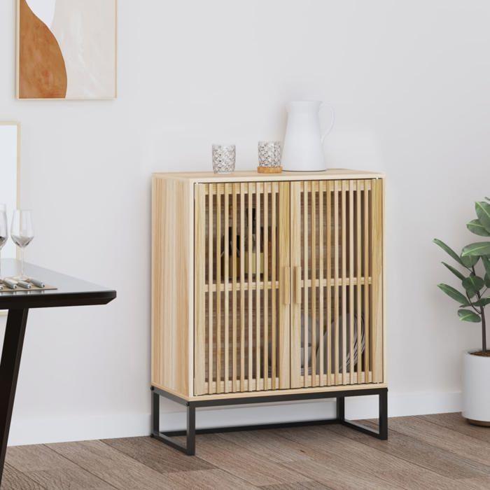 VidaXL Buffet, Sideboard with Wooden Door, Cupboard with Storage, Living Room Furniture, Scandinavian, 352111