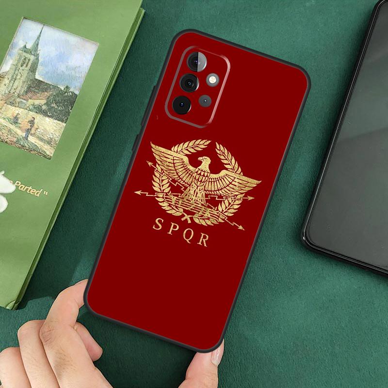 SPQR Roman Imperial Legion Cover For Samsung Galaxy A54 A52S A52 A32 A22 A12 A72 A33 A53 A73 A14 A70 A51 A71 Case