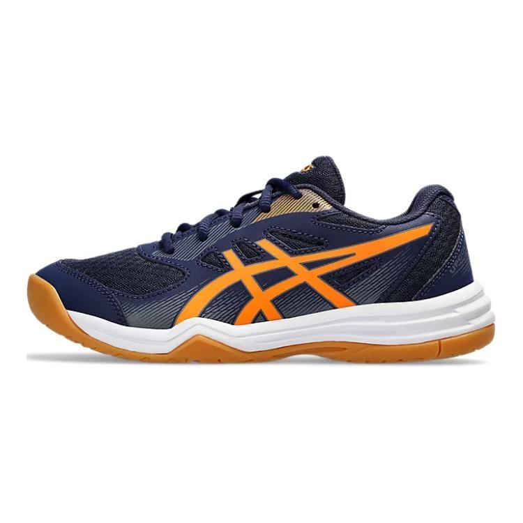 (GS) ASICS Upcourt 5 Peacoat Shocking Orange Kids 1074A039-404 EU 40