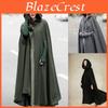 Shawl European American Hooded And Cape Coat For Women Five Colors