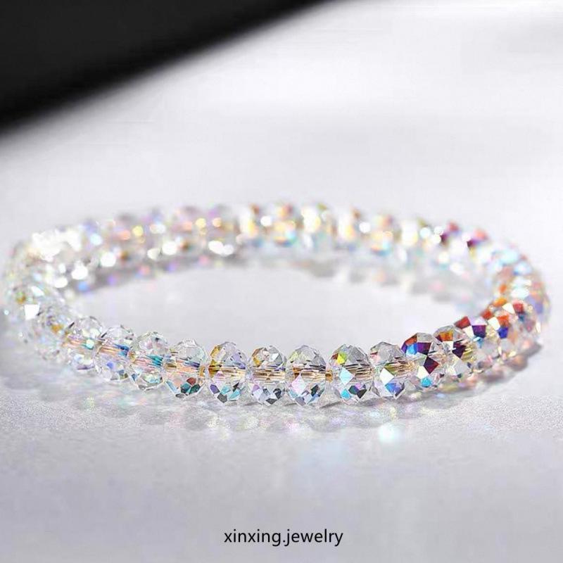 Austrian Crystal Women's Beaded Bracelet - Elegant, Versatile, Luxury.