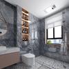 10pcs Wall Stickers Self Adhesive Waterproof Marble Floor Sticker Bathroom Living Room Wall Paper Renovation Decals Ground Decor