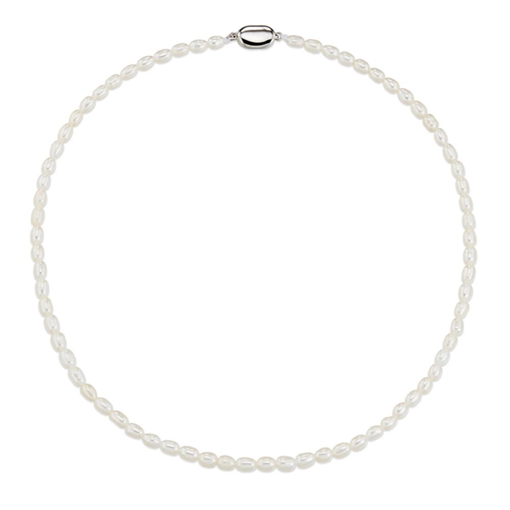 Roseedor Water Pearl Strand Freshwater Pearl (3Mm) Necklace_342300008