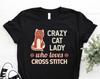Cute Sewing Lover Shirt, Cross Stitch Tank Top, Quilting Expert Crop Tee I Love Knitting T Shirts Cross Stitching Pattern Gift Party Present