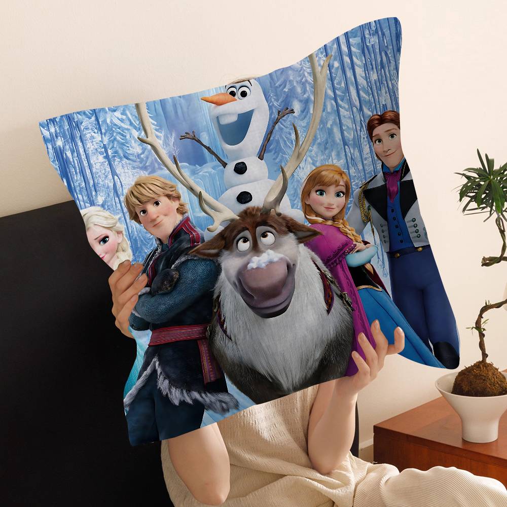 Cartoon-F-Frozenes Maple Design Cushion Cover Happy Autumn Harvest decor Holiday Decorati Pillow Cover