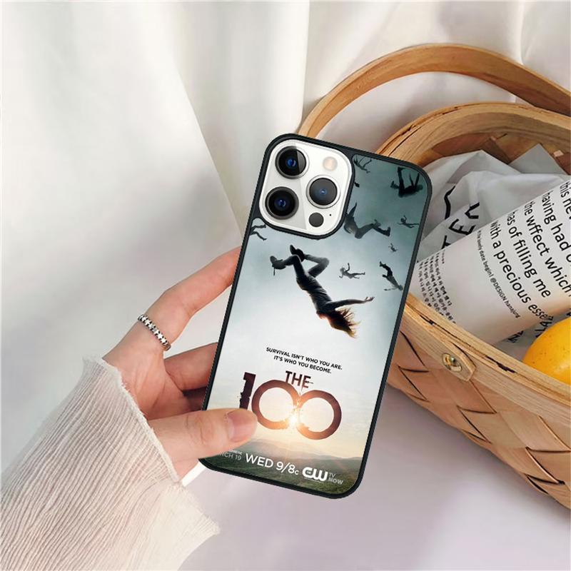 The 100 TV Show Phone Case For iPhone 17 Air 16 15 14 11 12 13 Pro MAX Plus Coque Cover Shell
