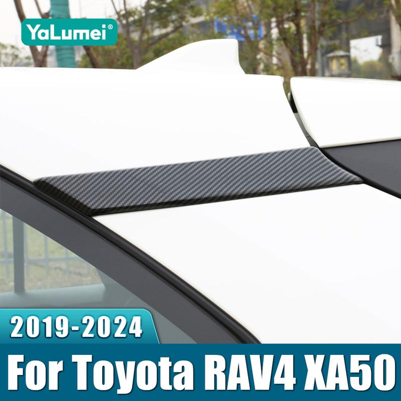 For Toyota RAV4 XA50      2024 RAV 4 Hybrid Car Rear Window C Pillar Trim Cover Car Exterior Accessories