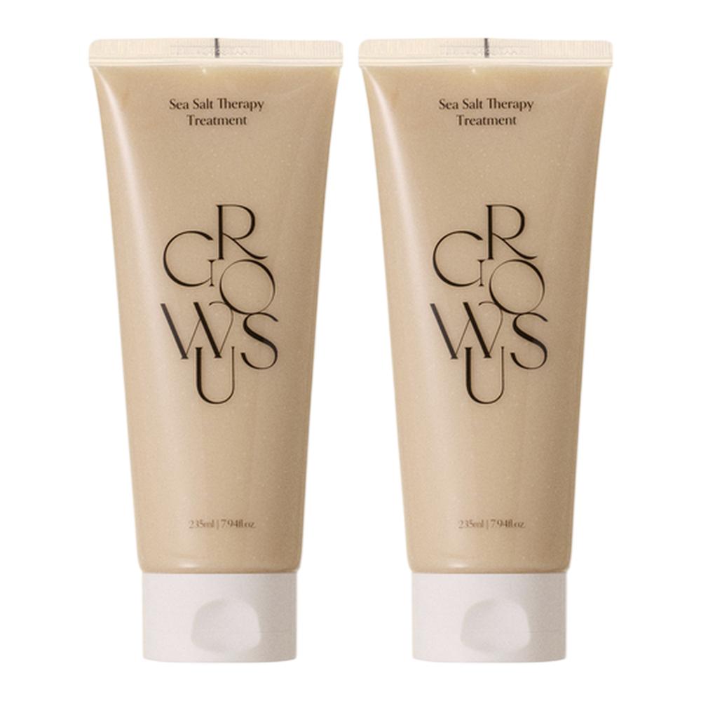 Growus Sea Salt Treatment 235ml (2pcs) – Scalp Refresh, Volume Care, Korean 235ml (2pcs)
