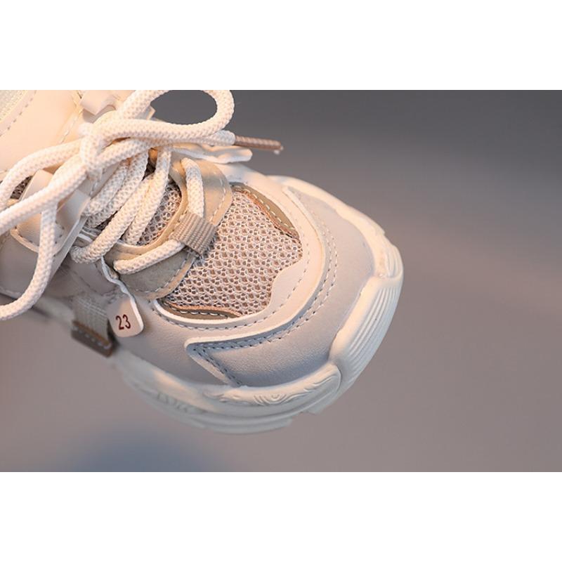 Стильные легкие кроссовки Daddy Shoes Детские кроссовки Дышащая сетчатая обувь — фото 12