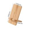 Desktop Lazy Stand Charging Dock for Phones & Tablets, Creative Christmas Gift, Perfect for Short Video Viewing, Bamboo-Wood