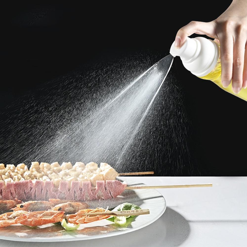 250ML Oil Spray Bottle Camping BBQ Baking Vinegar Soy Sauce Sprayer Kitchen Cooking Olive Oil Dispenser Containers Kitchen Tools