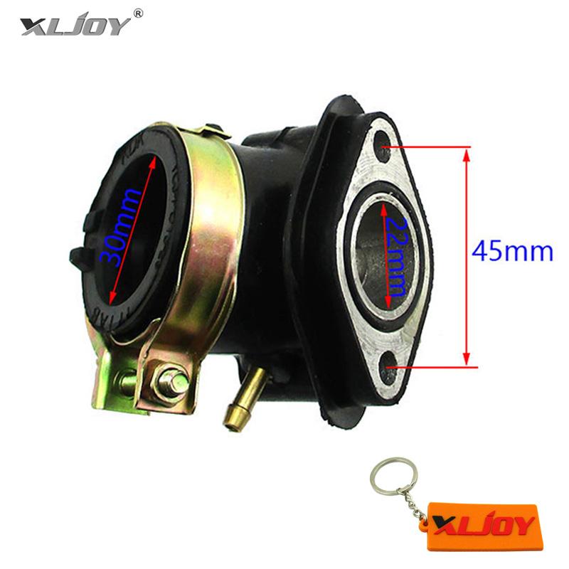 Intake Manifold Boot For GY6 125cc 150cc Scooter Moped ATV Go Kart Engine TaoTao SUNL Roketa JONWAY JMSTAR TANK Peace Gator