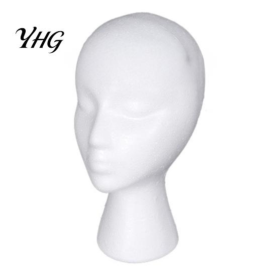 Mannequin Head for Hats Foam Head, Male Female Hat Display Stand, Lightweight Model Wig Storage Hair Styling Tool